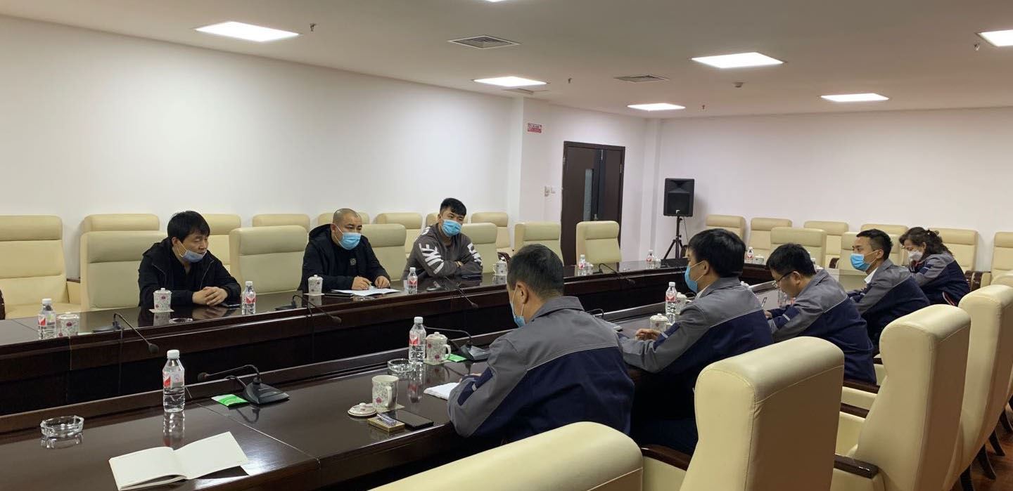 河钢矿业公司来我企业进行考察交流